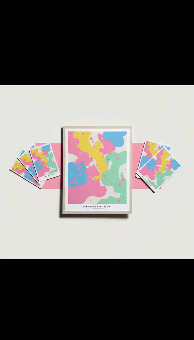 A5 Art Print Bubblegum Punch Edition