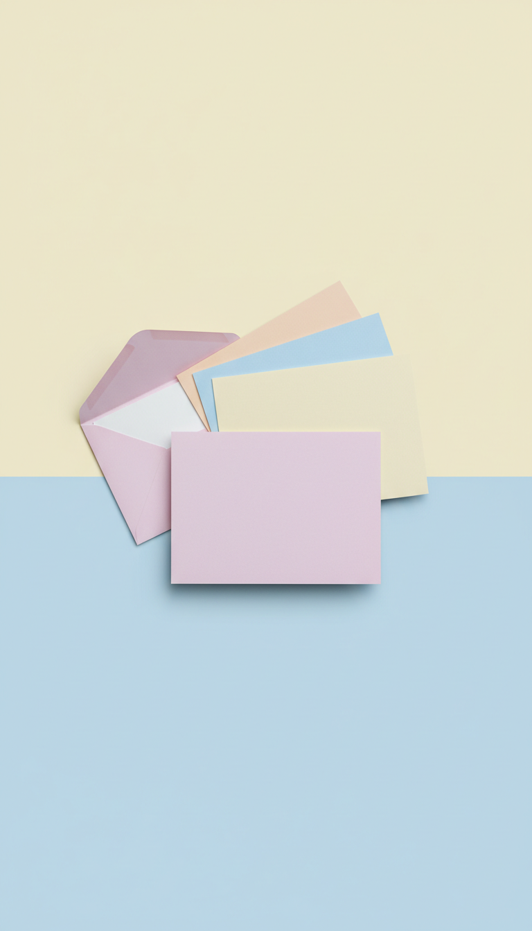 Cotton Candy Pink Postcard Set
