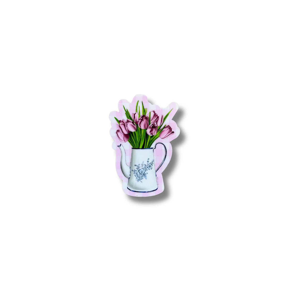 Cottage Tulip Die Cut Single Sticker