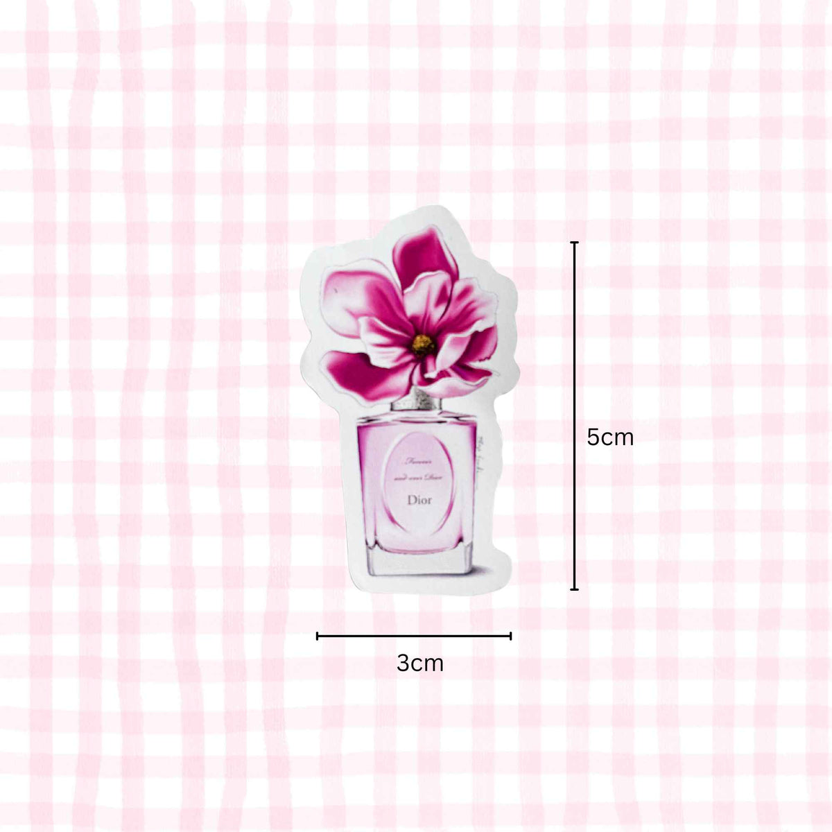 Magnolia & Perfume Die Cut Single Sticker