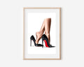Slip of the Heel Print