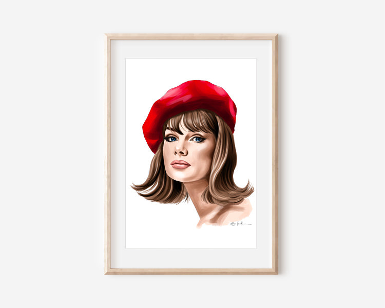 Jean Shrimpton Print