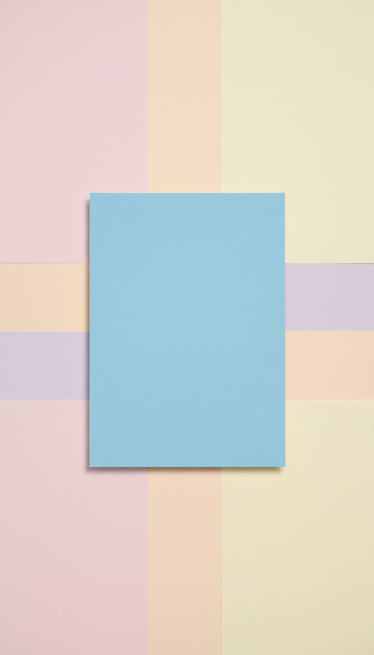Sky Blue A5 Art Print