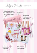 Snail Mail Print Club - Heels & Bows Edition (not a subscription)
