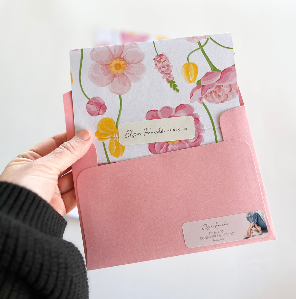 Snail Mail Print Club - Heels & Bows Edition (not a subscription)