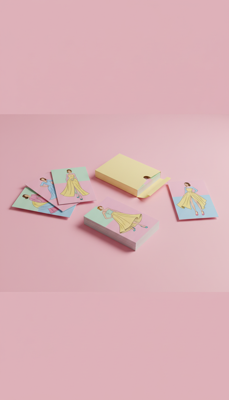 Fashion Illustration Postcard Set
