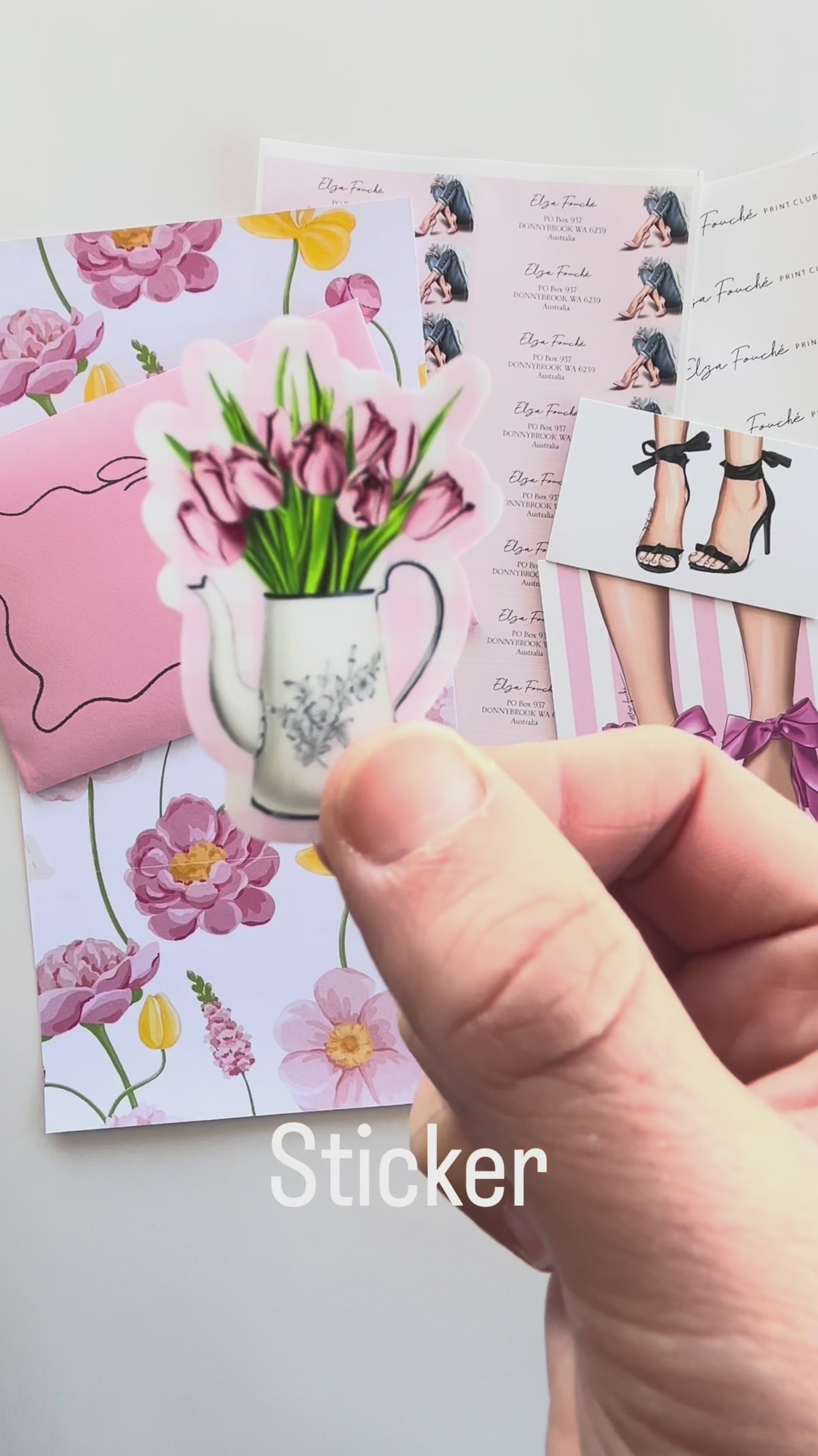 Snail Mail Print Club - Heels & Bows Edition (not a subscription)
